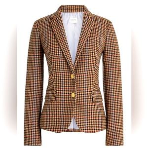J. Crew Factory Houndstooth Schoolboy Blazer